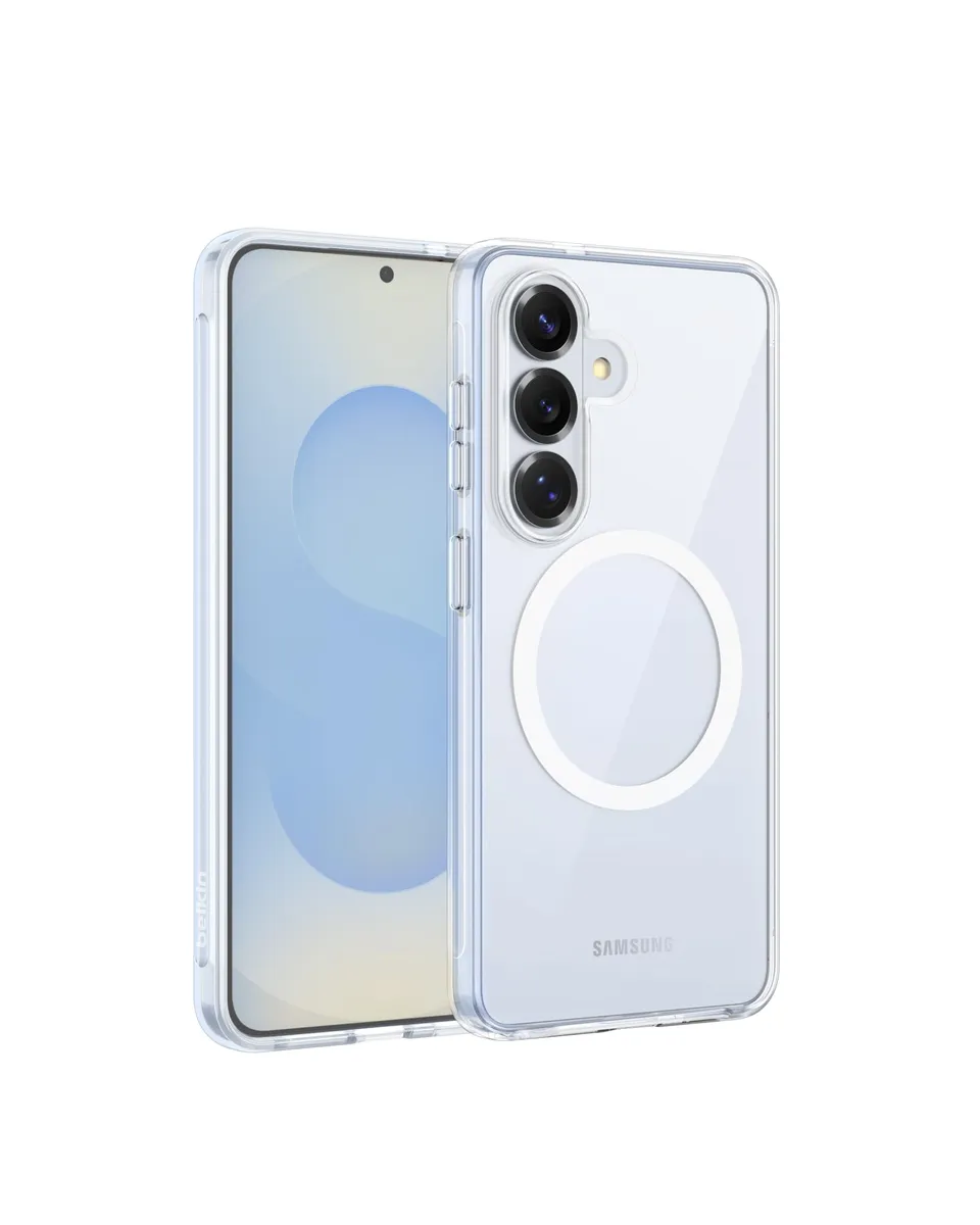 belkin-sheerforce-clear-samsung-galaxy-s26-magnetische-h-lle-transparent-sto-sch image 1
