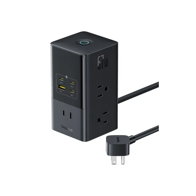 baseus-enerfill-fd11-steckdosenleiste-6ac-1u-3c-67w-mit-gan6-technologie image 1