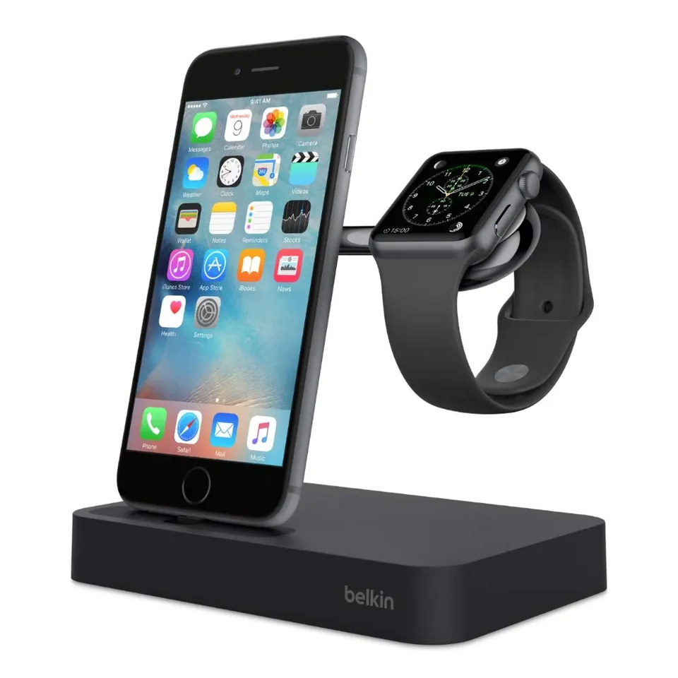 belkin-valet-ladestation-f-r-iphone-und-apple-watch-schwarz image 1