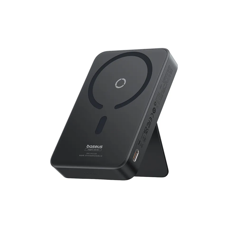 baseus-magpro-magnetische-powerbank-20w-5000mah-mit-st-nder image 1