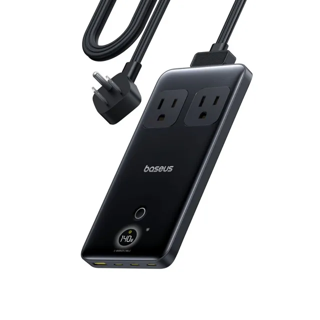 baseus-blade-power-strip-steckdosenleiste-2ac-1u-3c-140w image 1