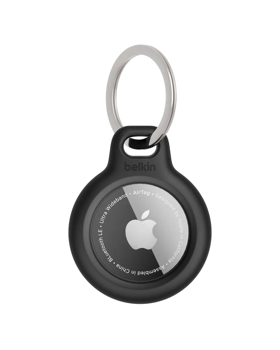 belkin-airtag-h-lle-mit-schl-sselanh-nger-secure-holder-f-r-airtag-1-2-gen-schwa image 1