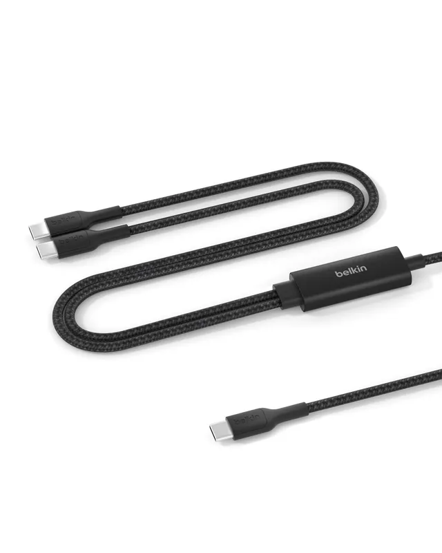 belkin-boostcharge-pro-2-in-1-usb-c-auf-usb-c-ladekabel-140-w-geflochten-schwarz image 1