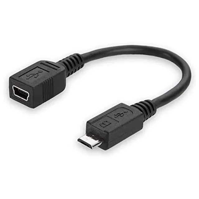 belkin-usb-mini-5-pin-auf-micro-usb-adapter-schwarz image 1