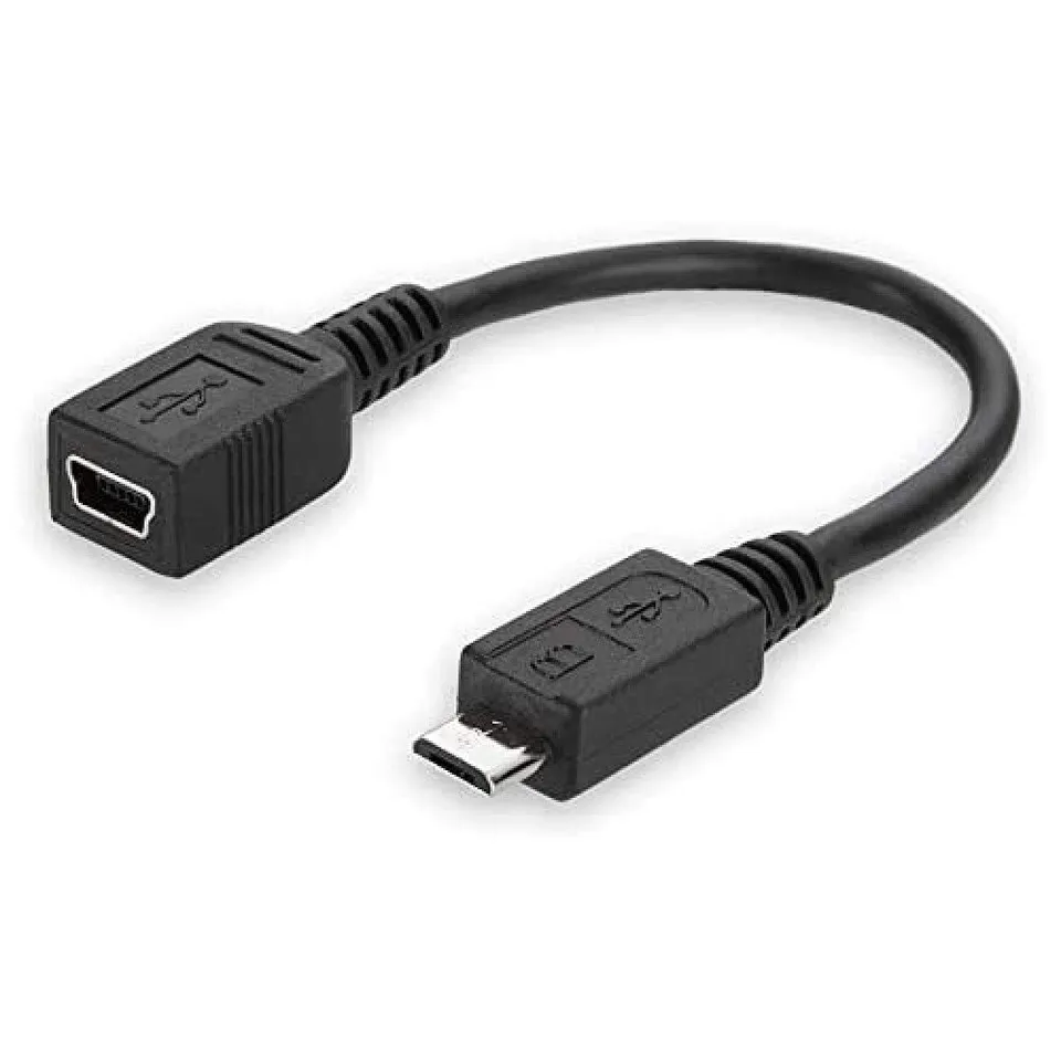 belkin-usb-mini-5-pin-auf-micro-usb-adapter-schwarz image 1
