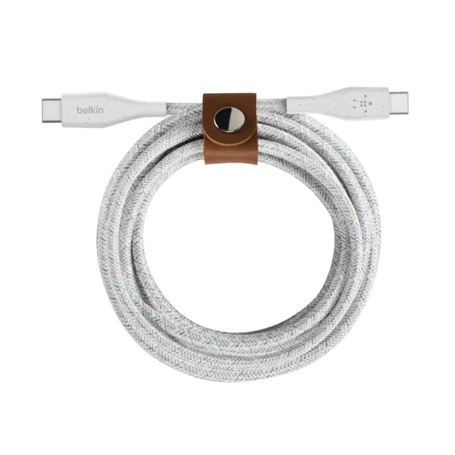 belkin-boost-charge-usb-c-auf-usb-c-kabel-1-2-m-mit-lederband-robust-wei image 1