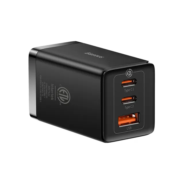 baseus-gan5-pro-3-ports-fast-charger-65w image 1