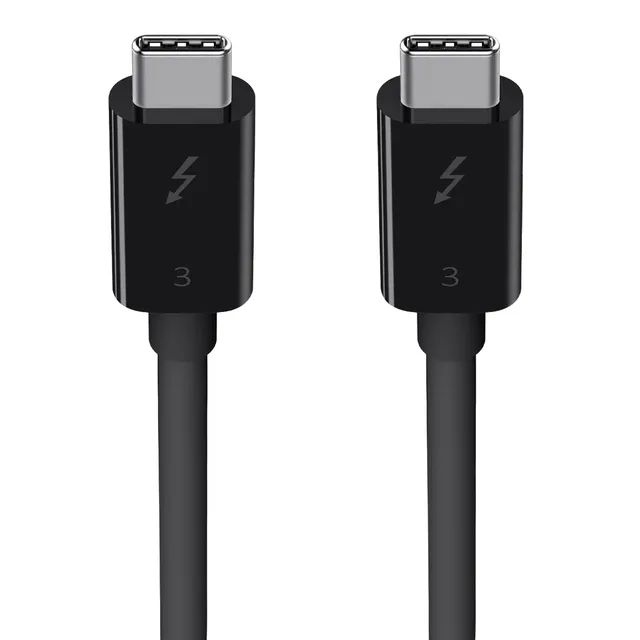 belkin-thunderbolt-3-usb-c-kabel-0-8-m-40-gbit-s-5k-100-w-usb-c-auf-usb-c-schwar image 1