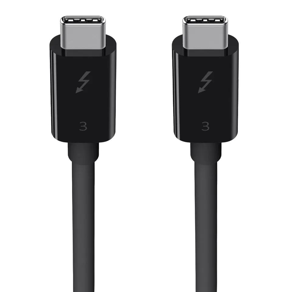 belkin-thunderbolt-3-usb-c-kabel-0-8-m-40-gbit-s-5k-100-w-usb-c-auf-usb-c-schwar image 1