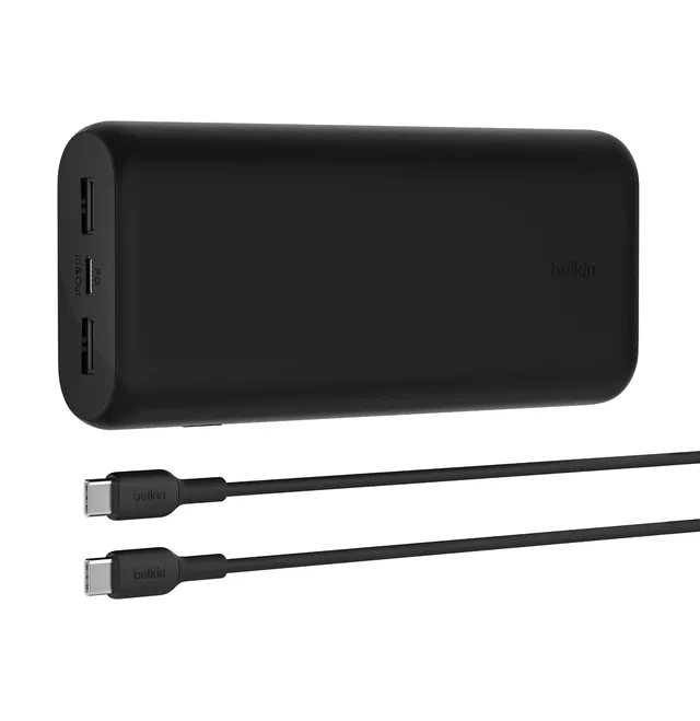 belkin-boostcharge-20000mah-powerbank-20w-mit-usb-c-und-2-usb-a-ports image 1