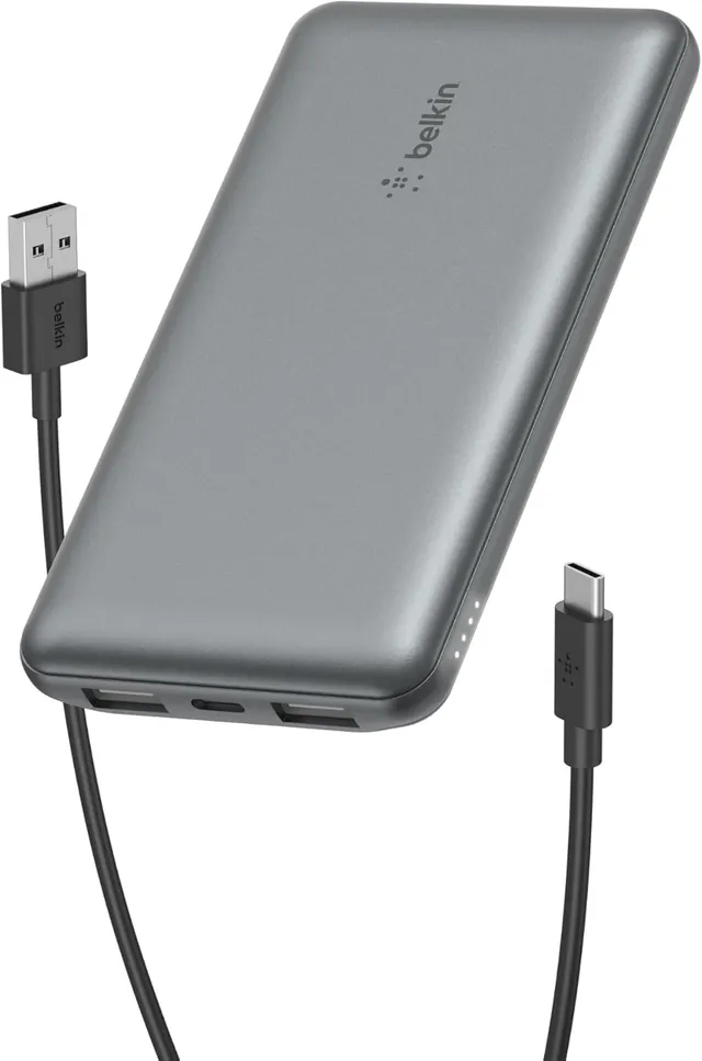 belkin-boostcharge-10000-mah-powerbank-mit-usb-c-und-usb-a-grau image 1