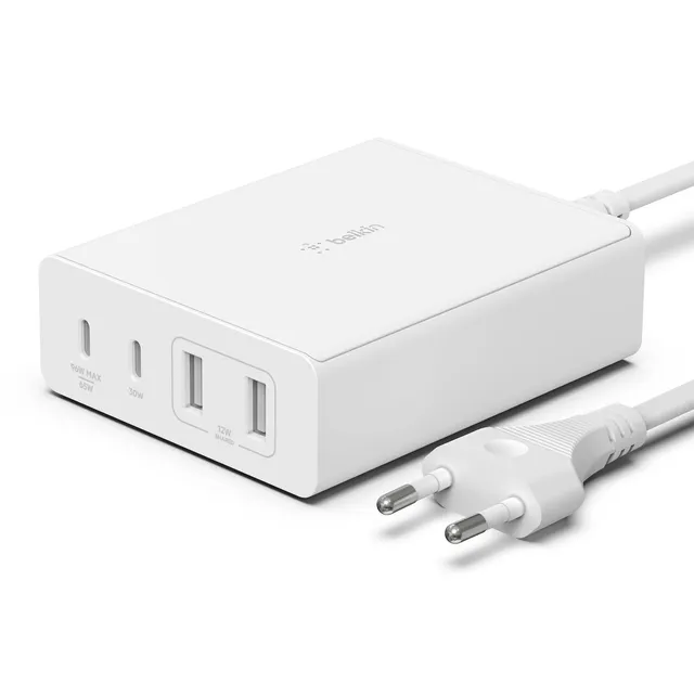 belkin-108w-gan-usb-c-ladestation-mit-4-ports-2x-usb-c-2x-usb-a-wei image 1