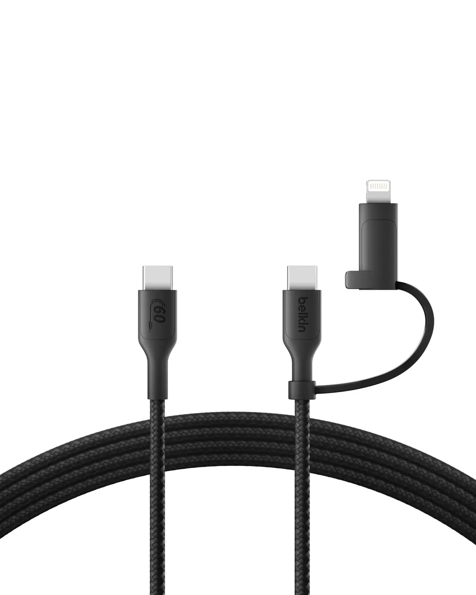 belkin-boostcharge-pro-2-in-1-usb-c-auf-usb-c-lightning-kabel-1-5-m-schwarz image 1