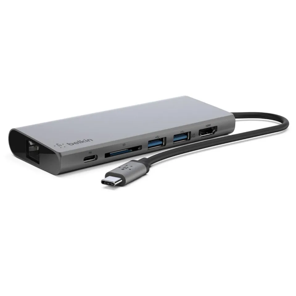 belkin-usb-c-multimedia-hub-mit-integriertem-kabel-hdmi-gigabit-ethernet-usb-a-u image 1