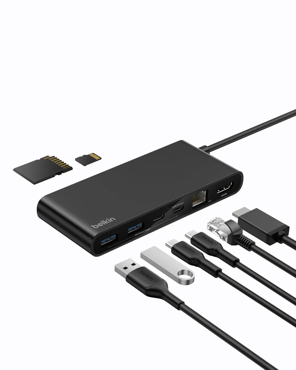 belkin-connect-8-in-1-usb-c-hub-mit-4k-60hz-100w-pd-und-2-5g-ethernet-schwarz image 1