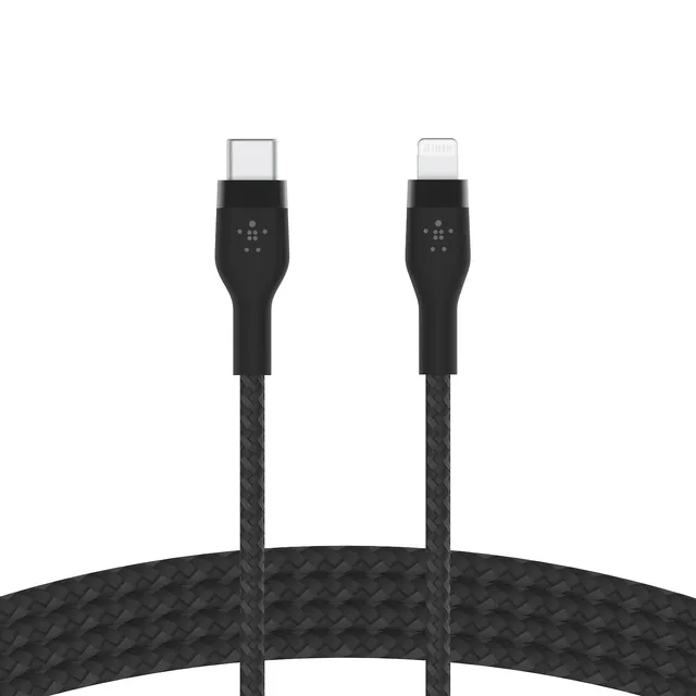 belkin-boostcharge-pro-flex-geflochtenes-usb-c-auf-lightning-kabel-2m-mfi-zertif image 1