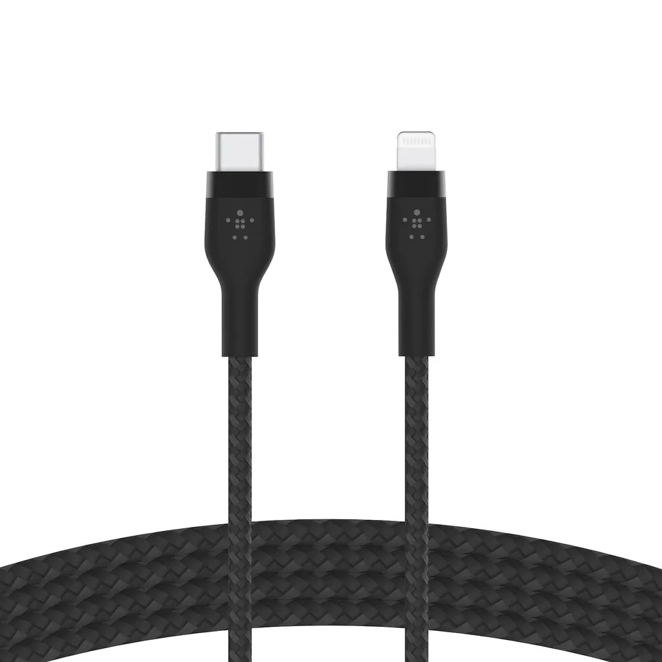 belkin-boostcharge-pro-flex-geflochtenes-usb-c-auf-lightning-kabel-2m-mfi-zertif image 1