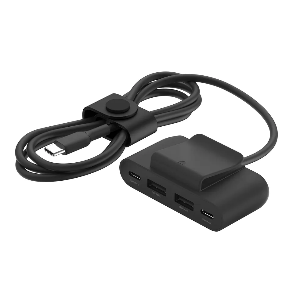 belkin-4-port-usb-splitter-mit-2-m-kabel-2-usb-c-2-usb-a-30-w-umweltfreundlich image 1