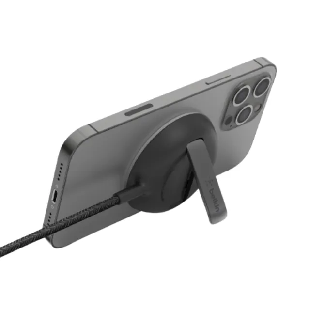 belkin-boostcharge-pro-magsafe-ladepad-15w-st-nder-schwarz-f-r-iphone-14-13-12 image 1
