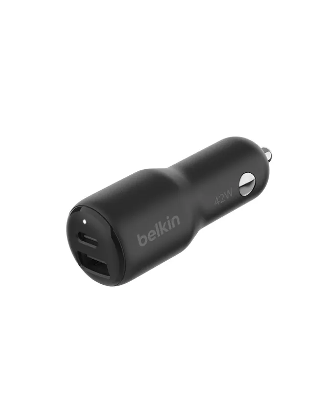 belkin-boostcharge-2-port-kfz-ladeger-t-42-w-usb-c-30-w-pps-usb-a-12-w-schwarz image 1