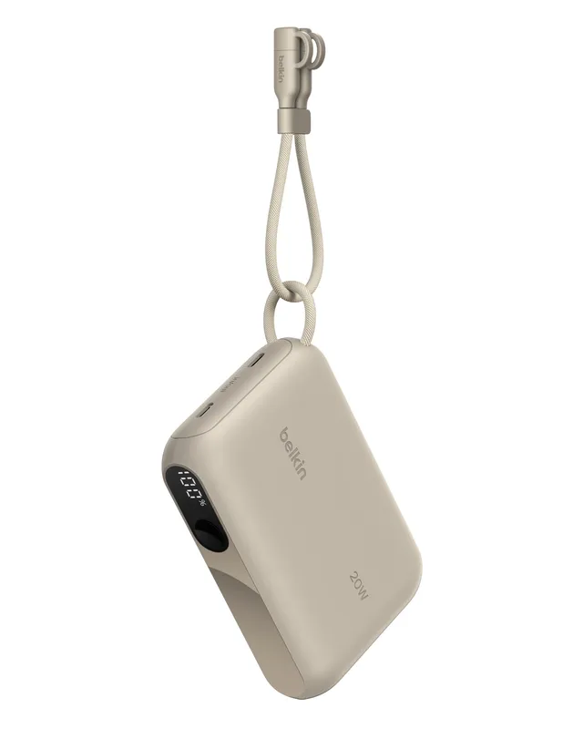 belkin-boostcharge-power-bank-10000-mah-20w-2x-usb-c-digitalanzeige-sand image 1