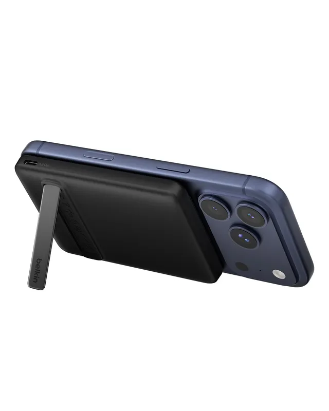 belkin-boostcharge-5000mah-magnetische-power-bank-mit-st-nder-qi2-usb-c-schwarz image 1