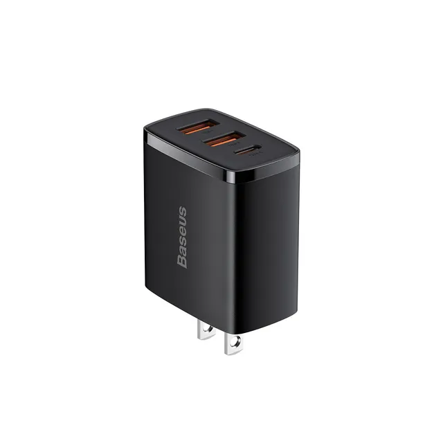 baseus-compact-3-port-schnellladeger-t-30w-usb-c-usb-a-klein-effizient image 1