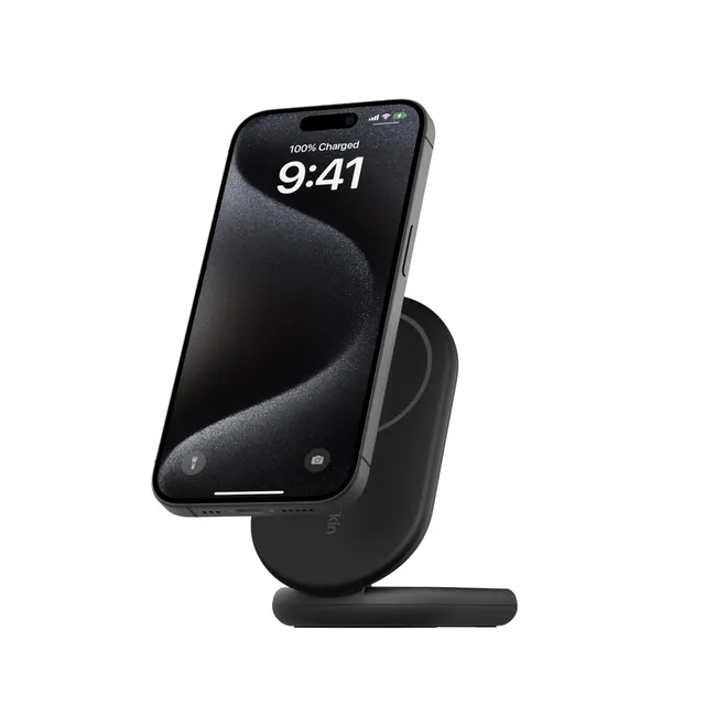 belkin-boostcharge-magnetisches-einklappbares-qi2-ladeger-t-15-w-magsafe-kompati image 1