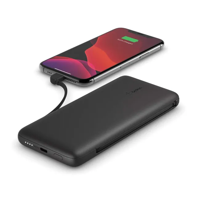 belkin-boostcharge-plus-10k-tragbare-powerbank-mit-integriertem-lightning-und-us image 1