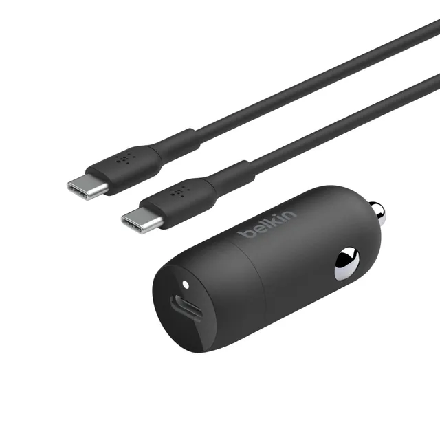 belkin-boostcharge-30-w-kfz-schnellladeger-t-mit-usb-c-power-delivery-und-usb-c- image 1