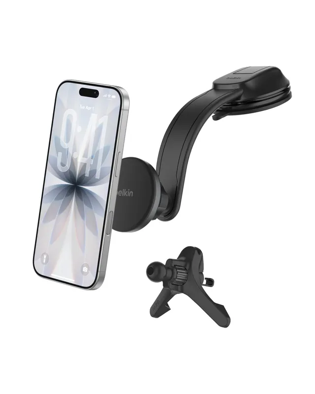 belkin-qi2-kabelloses-kfz-ladeger-t-mit-magsafe-kompatibilit-t-magnetische-autoh image 1