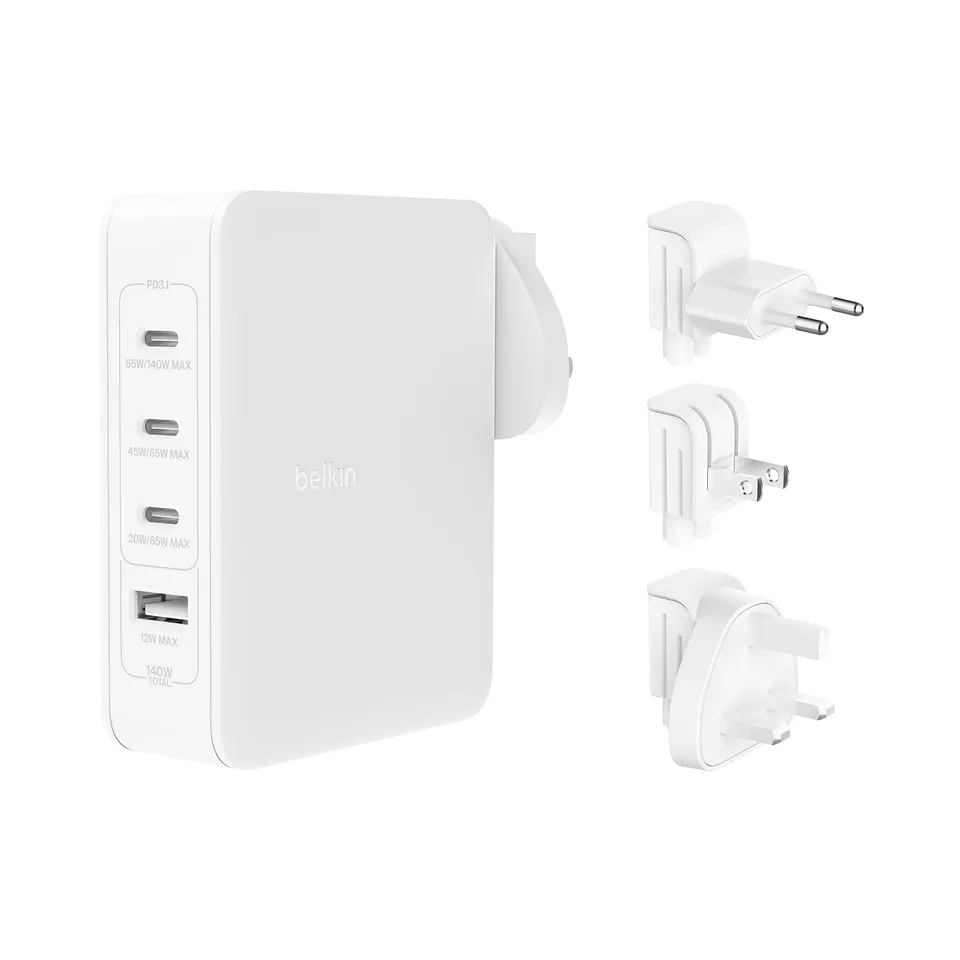 belkin-140-w-4-port-gan-ladeger-t-mit-usb-c-pd-3-1-und-usb-a image 1