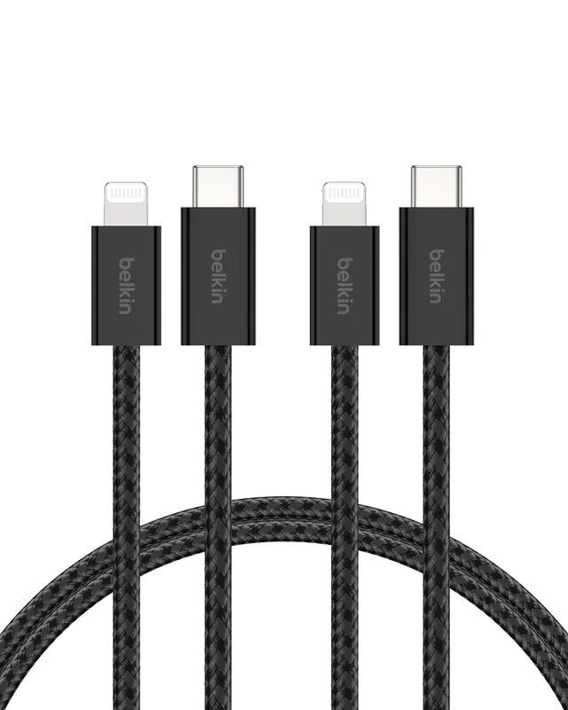 belkin-2er-pack-usb-c-auf-lightning-kabel-1-5-m-schwarz image 1