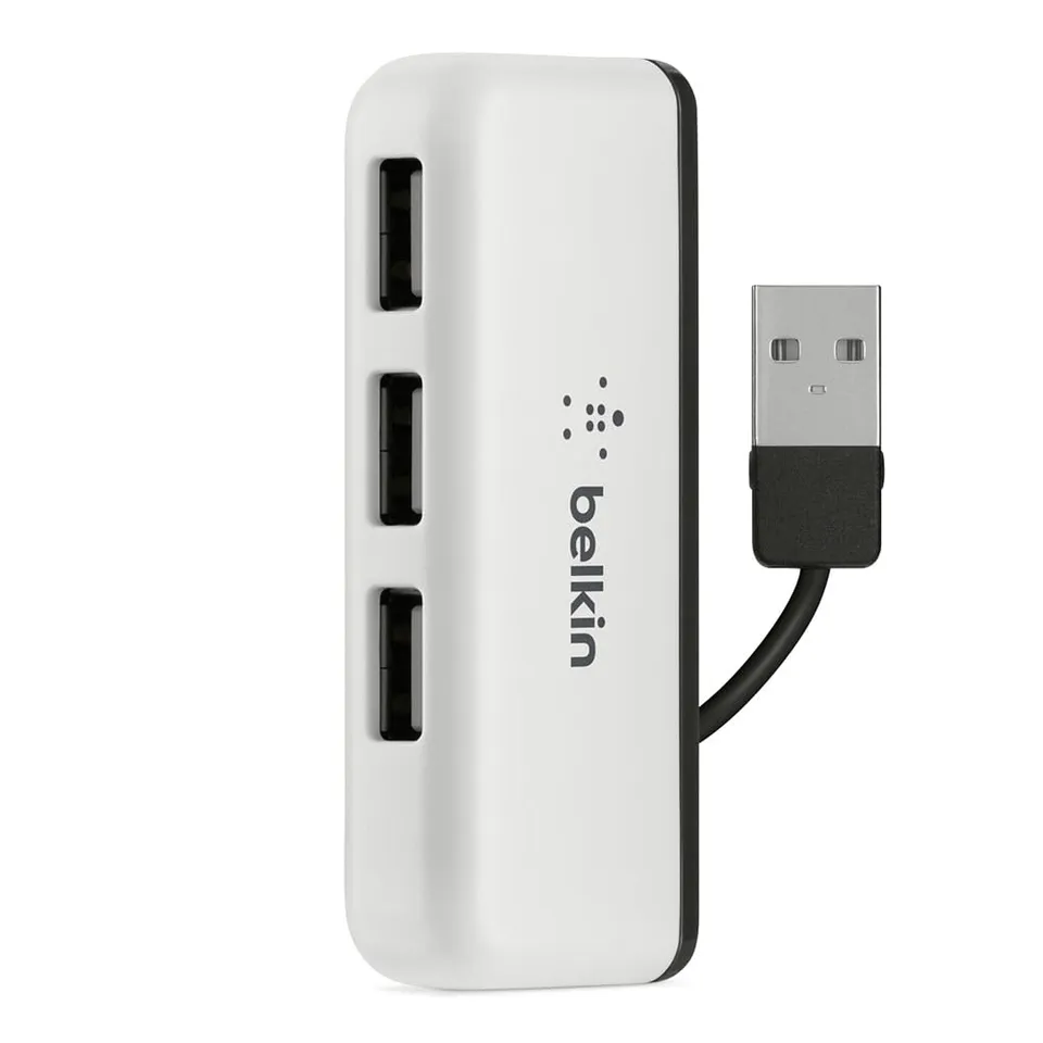 belkin-usb-2-0-4-port-travel-hub-kompakter-usb-hub-f-r-laptop-und-pc-schwarz-wei image 1