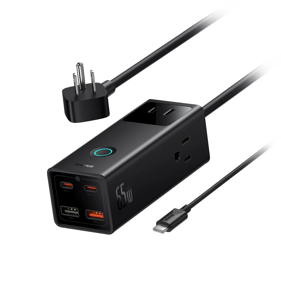 baseus-powercombo-pro-7-in-1-steckdosenleiste-65w-3-ac-2-usb-c-2-usb-a image 1