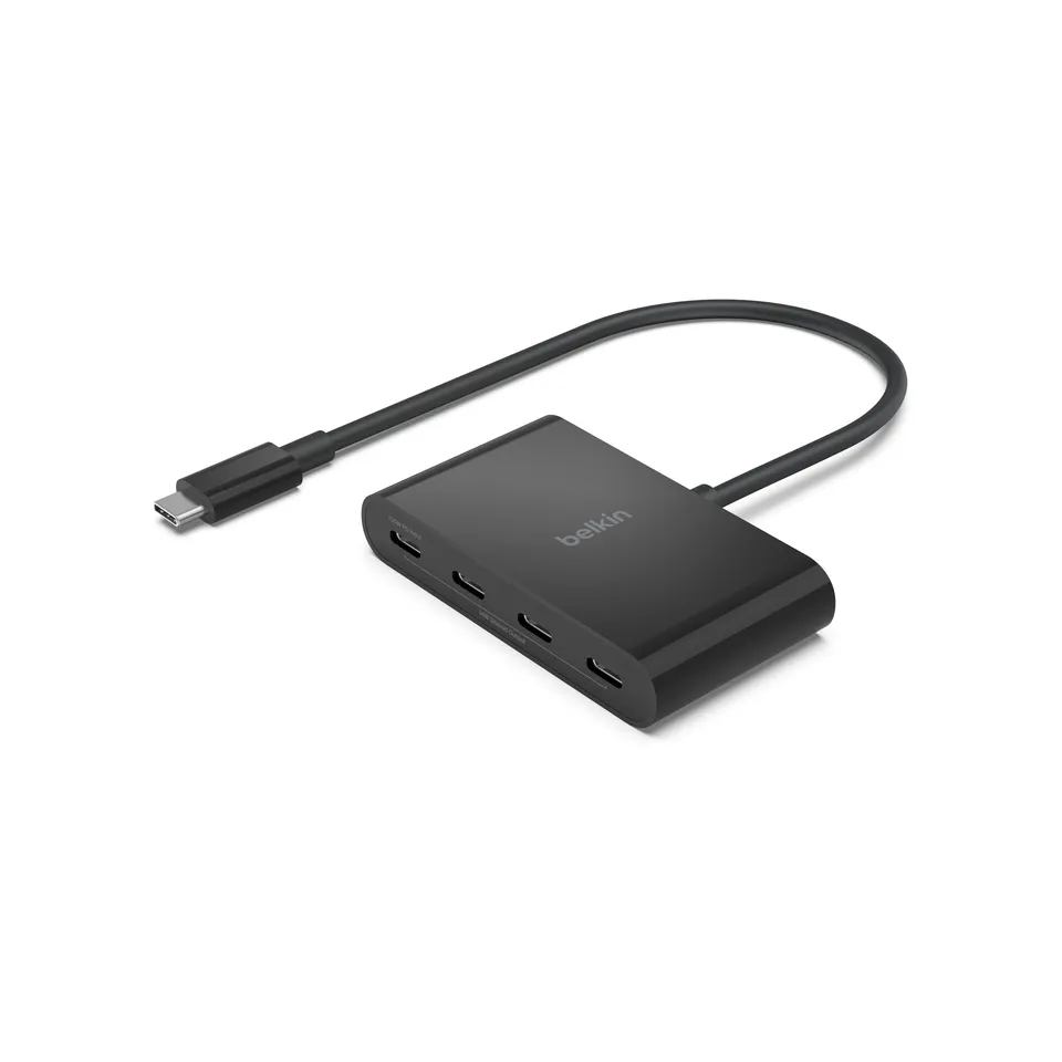 belkin-connect-usb-c-auf-4-port-usb-c-hub-10-gbit-s-100-w-pd-schwarz image 1