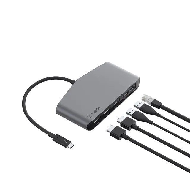 belkin-thunderbolt-3-mini-dock-mit-integriertem-kabel-2x-hdmi-4k-60hz-usb-c-usb- image 1