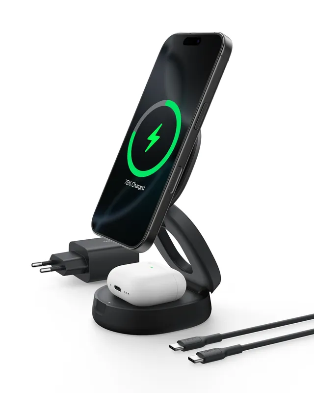 belkin-boostcharge-2-in-1-induktive-ladestation-mit-qi2-15-w-magsafe-kompatibel- image 1