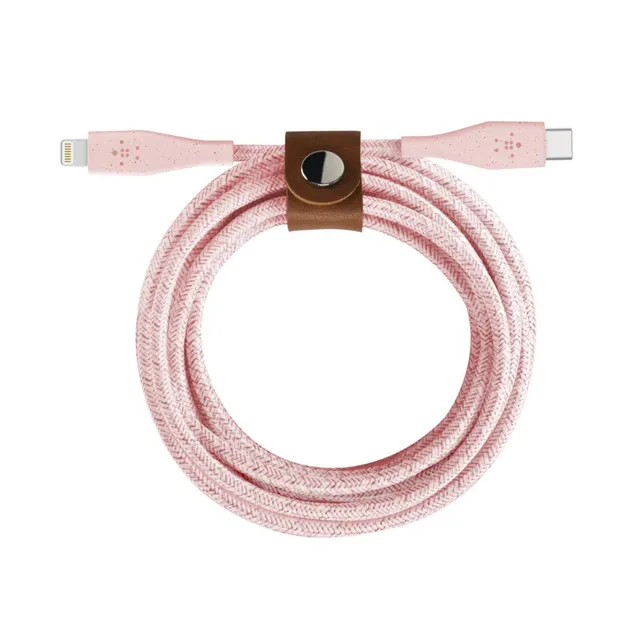 belkin-boost-charge-usb-c-auf-lightning-kabel-duratek-1-2m-rosa image 1