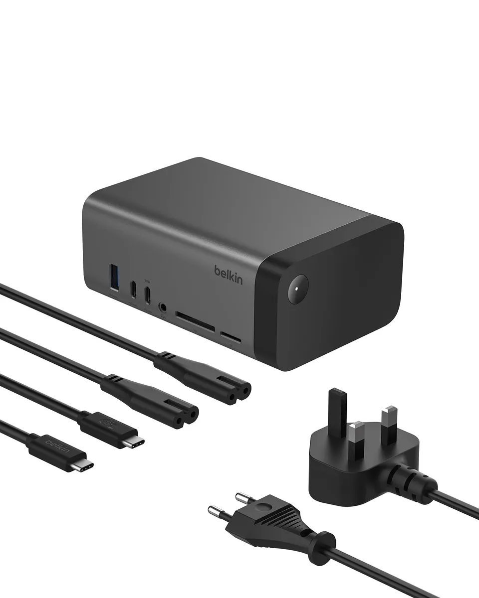 belkin-usb-c-11-in-1-pro-gan-docking-station-150-w-mit-3-monitor-support-8k30-10 image 1