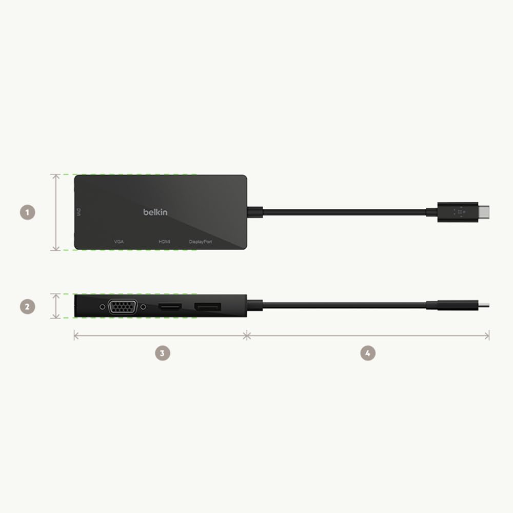 belkin-usb-c-video-adapter-4-in-1-hdmi-vga-dvi-displayport-schwarz image 5