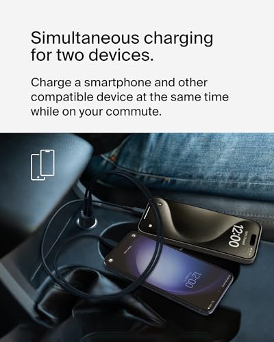 belkin-boostcharge-2-port-kfz-ladeger-t-42-w-usb-c-30-w-pps-usb-a-12-w-schwarz image 8