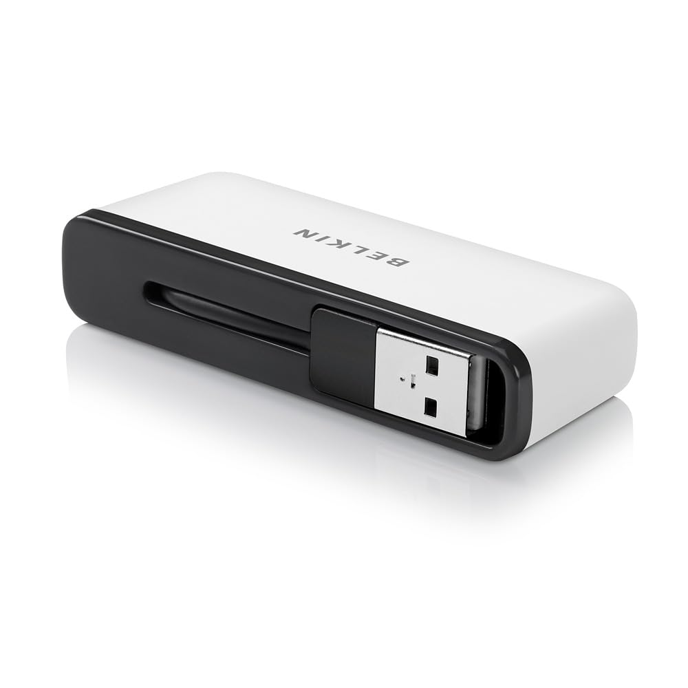 belkin-usb-2-0-4-port-travel-hub-kompakter-usb-hub-f-r-laptop-und-pc-schwarz-wei image 3