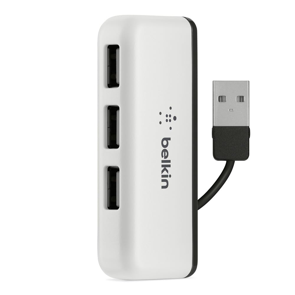 belkin-usb-2-0-4-port-travel-hub-kompakter-usb-hub-f-r-laptop-und-pc-schwarz-wei image 1