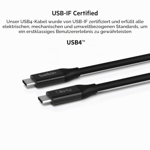 belkin-usb4-usb-c-auf-usb-c-kabel-0-8m-40-gbit-s-100w-power-delivery-usb-if-zert image 8