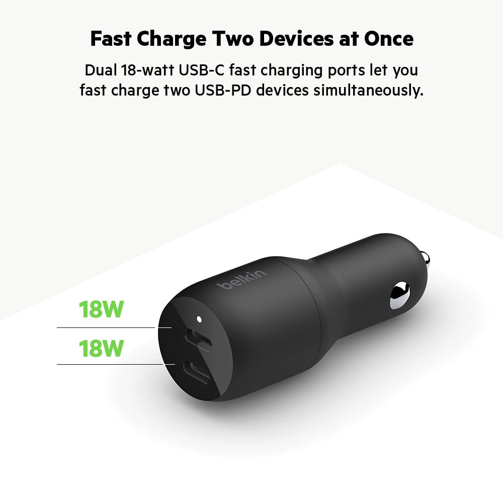 belkin-boostcharge-usb-c-pd-kfz-ladeger-t-36-w-2x-usb-c-18-w-f-r-iphone-android image 4