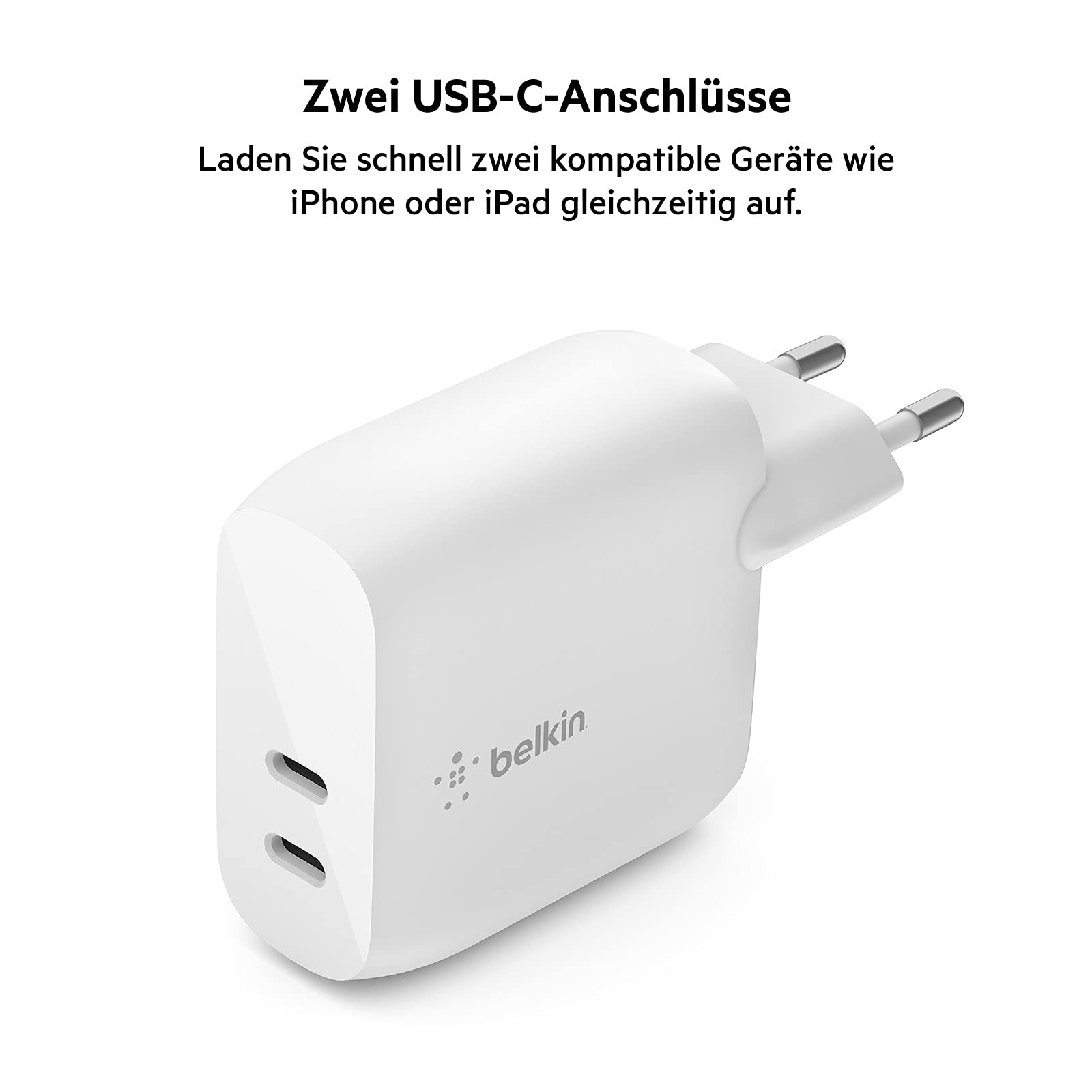 belkin-40w-usb-c-ladeger-t-mit-2-ports-power-delivery-schnellladeger-t-f-r-iphon image 2