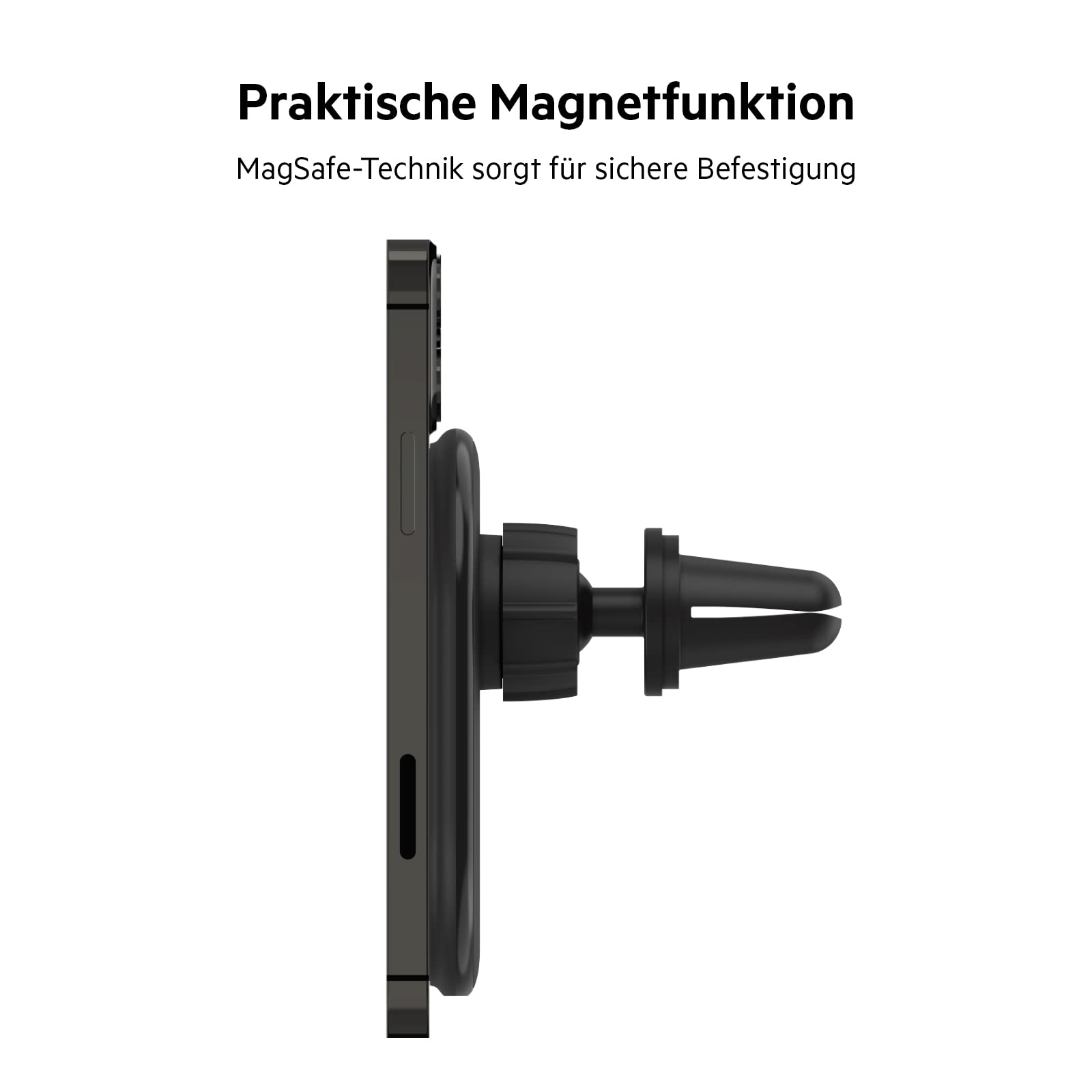 belkin-boostcharge-magsafe-magnetischer-kfz-telefonhalter-mit-10w-laden-inkl-usb image 2