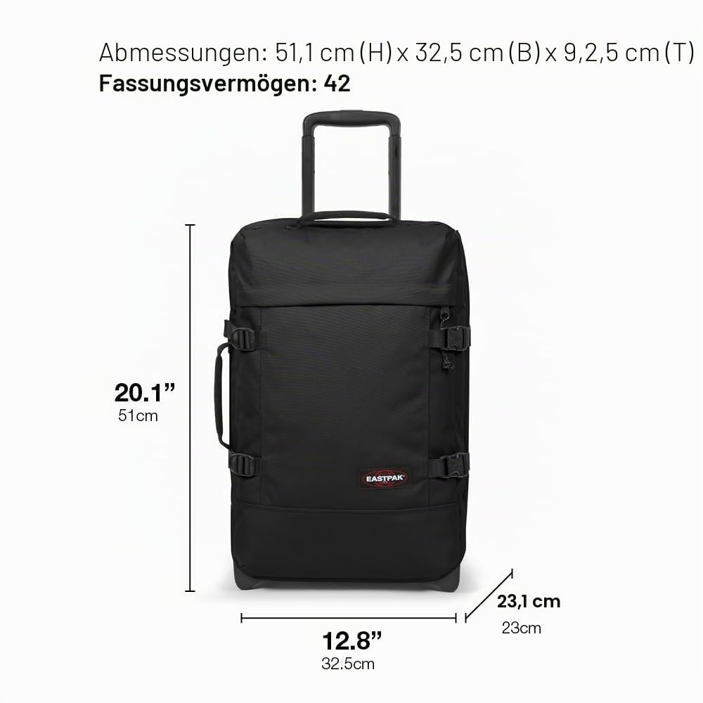 eastpak-tranverz-s-kabinentrolley-42l-51-x-32-5-x-24-cm-schwarz-handgep-ck-mit-2 image 5