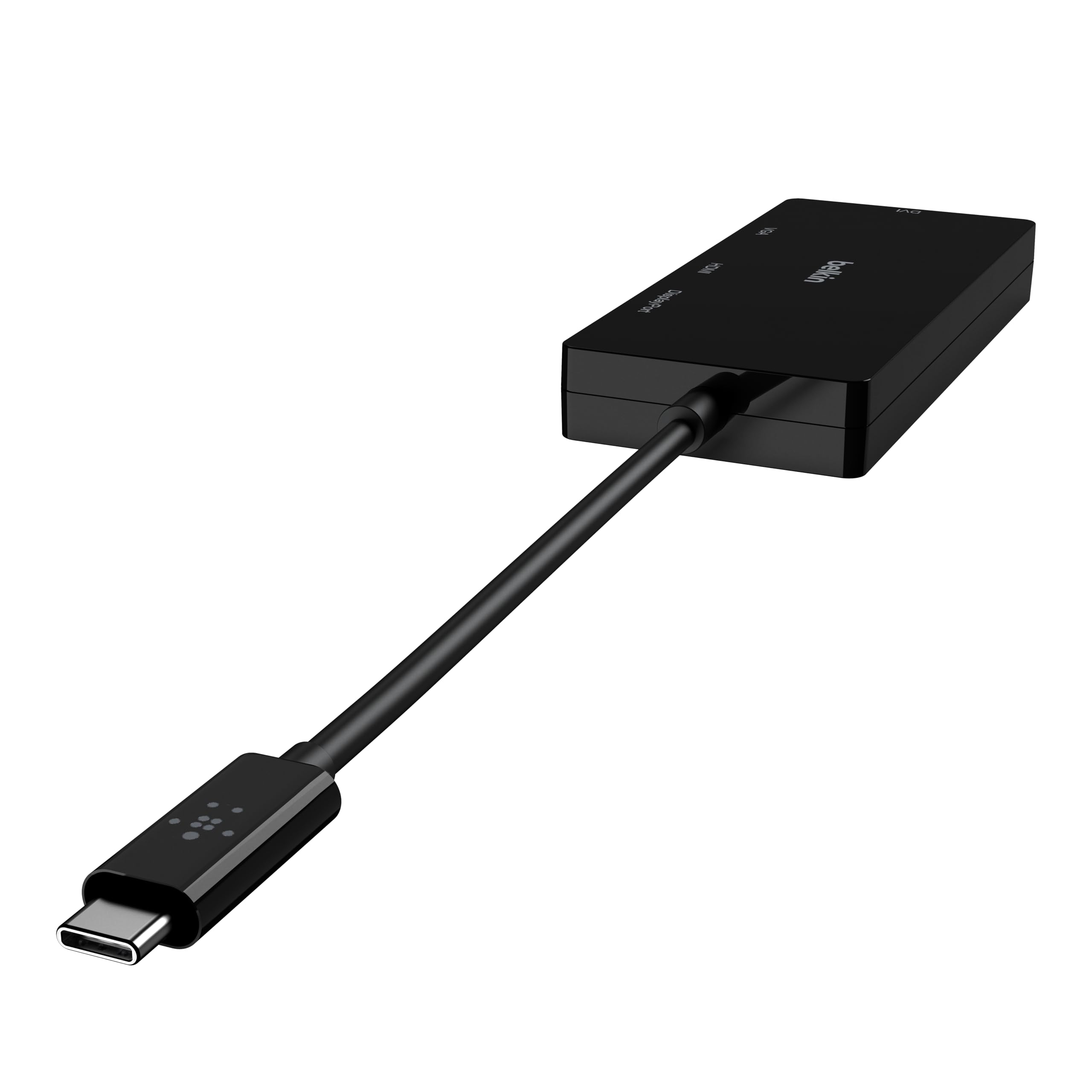 belkin-usb-c-video-adapter-4-in-1-hdmi-vga-dvi-displayport-schwarz image 3